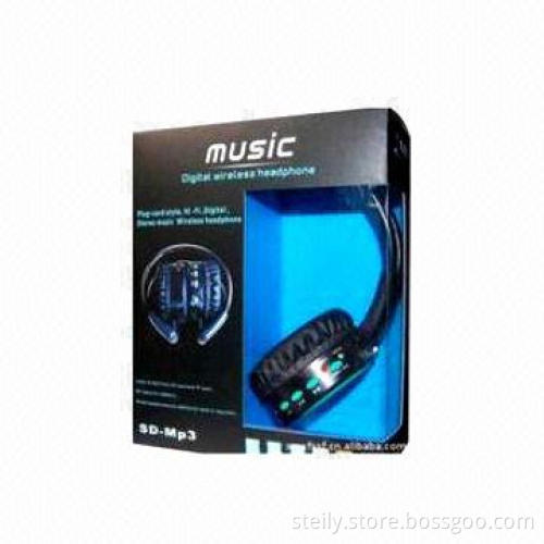 Card Reader Wireless Headphones, MP3 Headset, Built-in Rechargeable Li-ion Battery